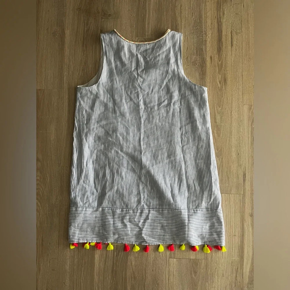 Vineyard Vines Women’s Sleeveless Blue and White Stripe Linen Dress - Size XL - Picture 6 of 7